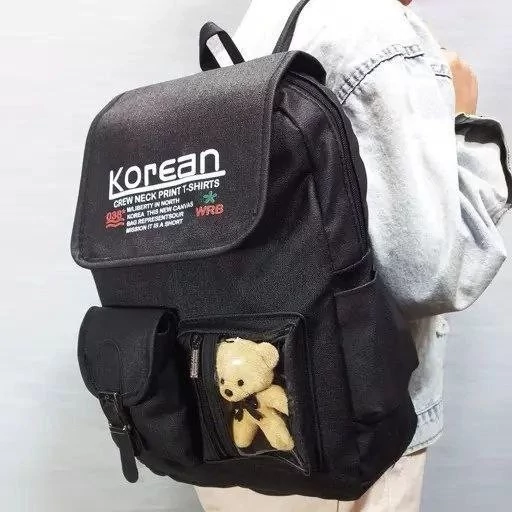 کوله پشتی دخترانه Korean عروسک دار