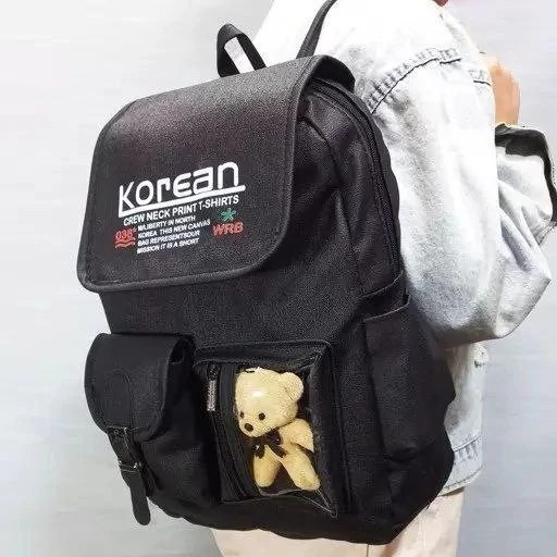 کوله پشتی دخترانه Korean عروسک دار