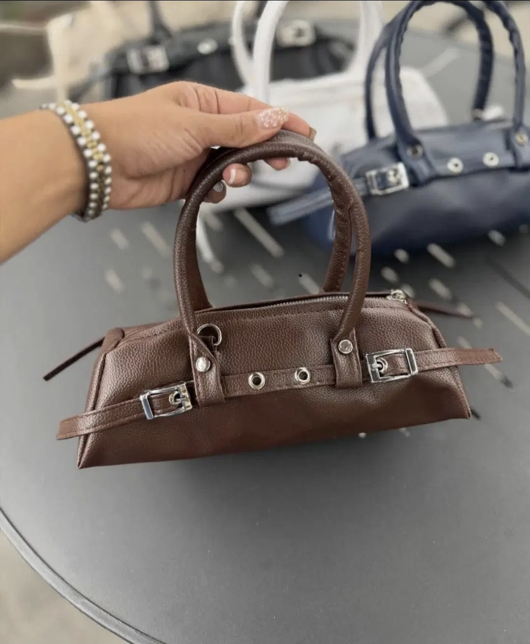 کیف دستی زنانه استوانه ای