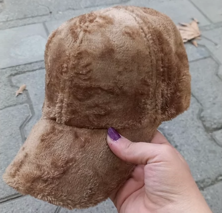 کلاه خز دار تدی نقاب دار